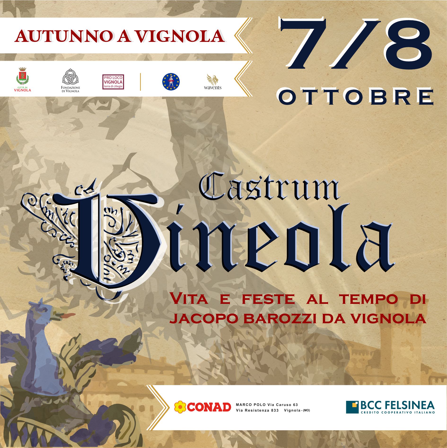 Autunno a Vignola 2023 – Castrum Vineola